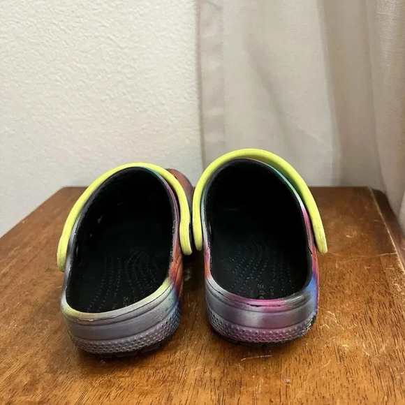 Crocs Classic Clogs Primary Rainbow Tie Dye Kids Clogs Size Childrens 7 Pokémon - Picture 3 of 10